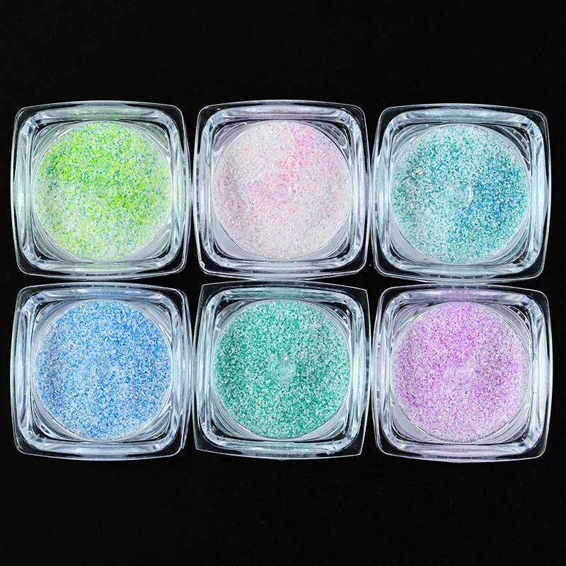 6pcs/set Holographic Nail Glitter Powder Laser Shinny Pigment Powders Sandy Nail Fine Glitter Dust Colorful Nail Shimmer PD129
6pcs/set Holographic Nail Glitter Powder Laser Shinny Pigment Powders Sandy Nail Fine Glitter Dust Colorful Nail Shimmer PD129