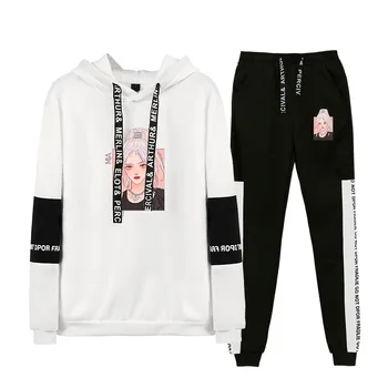 Harajuku Everglow Kpop Printed Two-piece Sweatshirt Sets Winter High Quality Hoodie sweatshirt+Loose Pant Raglan Sweatshirt Set
Harajuku Everglow Kpop Printed Two-piece Sweatshirt Sets Winter High Quality Hoodie sweatshirt+Loose Pant Raglan Sweatshirt Set