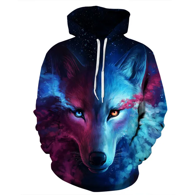 Wolf Printed Hoodies sweatshirts Men 2019 Hoody Pullover Fashion Tracksuits hip hop Street clothing
Wolf Printed Hoodies sweatshirts Men 2019 Hoody Pullover Fashion Tracksuits hip hop Street clothing