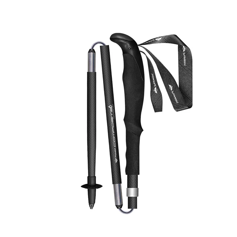 PIONEER 1PCS Portable Collapsible Carbon Fiber Trekking Pole Quick Lock Compact Folding Tourism Trail Running Walking Stick
PIONEER 1PCS Portable Collapsible Carbon Fiber Trekking Pole Quick Lock Compact Folding Tourism Trail Running Walking Stick