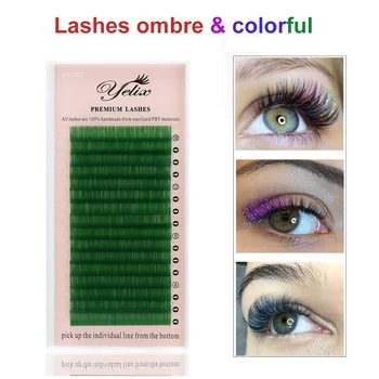 Yelix Mink Volume Lashes Ombre Silk Fake Eyelash Extension Super Soft Two-tone Individual Eyelashes Gradient Color 0.12mm
Yelix Mink Volume Lashes Ombre Silk Fake Eyelash Extension Super Soft Two-tone Individual Eyelashes Gradient Color 0.12mm