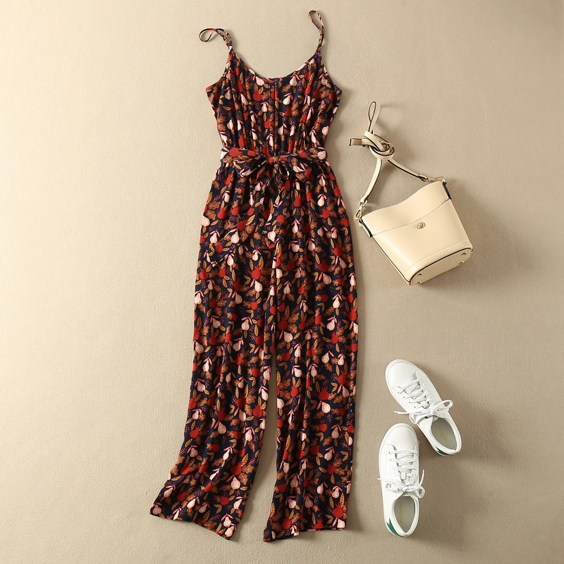 Women Jumpsuit Breathable Sleek Viscose Sling Jumpsuit (sunflow size L still have one piece, for French buyer only, contact us)
Women Jumpsuit Breathable Sleek Viscose Sling Jumpsuit (sunflow size L still have one piece, for French buyer only, contact us)