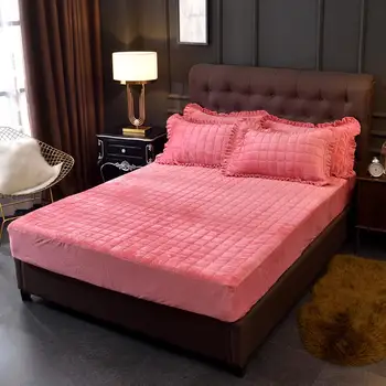 Flannel Mattress Cover Fitted Protector Sheet Cover for Bed Solid Color Quilted Pillowcase Coral Fleece Thick Soft Pad
Flannel Mattress Cover Fitted Protector Sheet Cover for Bed Solid Color Quilted Pillowcase Coral Fleece Thick Soft Pad