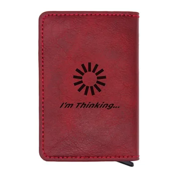 2019 New Fashion I'm Thinking Design Rfid Wallet Classic Men Women Credit Card Retro Red Leather Wallets Short Purse
2019 New Fashion I'm Thinking Design Rfid Wallet Classic Men Women Credit Card Retro Red Leather Wallets Short Purse