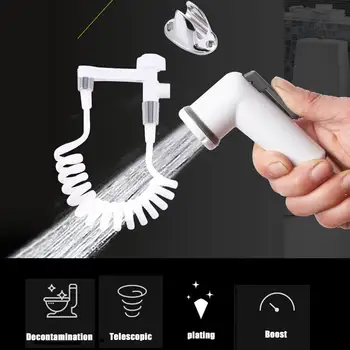 Plastic Handheld Portable Diaper Bidet Set Sprayer Toilet Shower Head with Hose Home Bathroom Accessories Thread Size: G1/2''
Plastic Handheld Portable Diaper Bidet Set Sprayer Toilet Shower Head with Hose Home Bathroom Accessories Thread Size: G1/2''