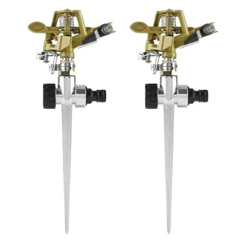 2pcs Sprinkler Professional Practical Zinc Alloy for Landscape Yard Garden 
2pcs Sprinkler Professional Practical Zinc Alloy for Landscape Yard Garden