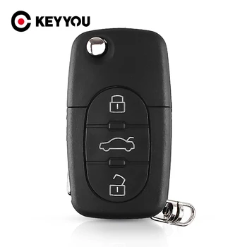 KEYYOU 3 Buttons Flip Folding Replacement Remote Car Key Case Shell For VW Volkswagen Golf Polo T5 Passat Skoda Beetle HU66 
KEYYOU 3 Buttons Flip Folding Replacement Remote Car Key Case Shell For VW Volkswagen Golf Polo T5 Passat Skoda Beetle HU66