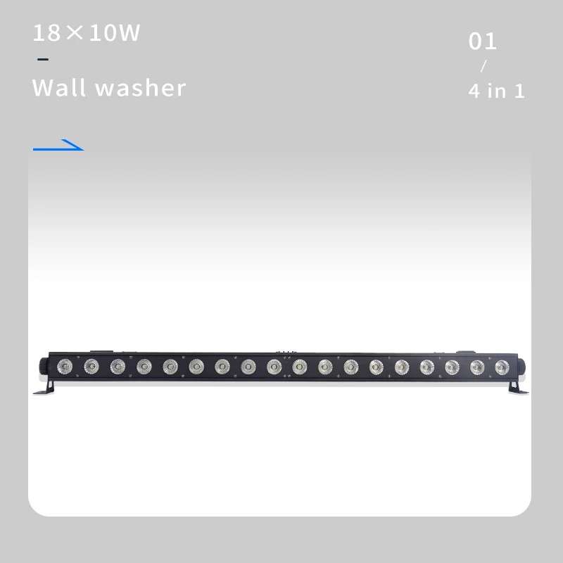 LED18X10W RGBW 4in1 Stage Lighting Effect DJ Disco Bar DMX512 Beam Light Matrix Wall Washer | Освещение
