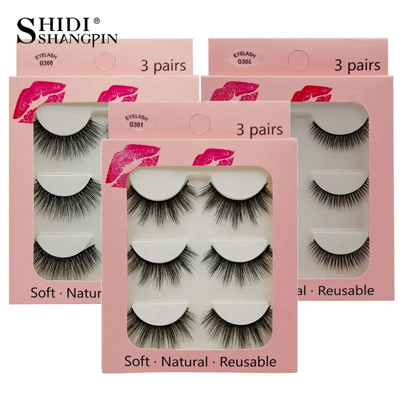 Messy 3 pairs 3d mink lashes eyelash extension Full Strip Lashes false eyelashes natural long mink eyelashes maquiagem faux cils
Messy 3 pairs 3d mink lashes eyelash extension Full Strip Lashes false eyelashes natural long mink eyelashes maquiagem faux cils