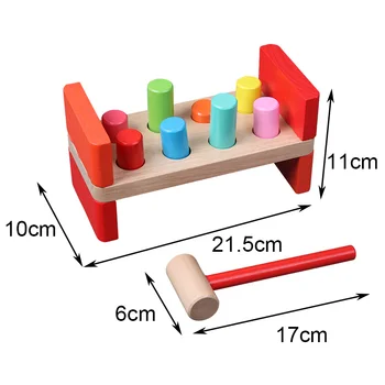 Baby Toys Wooden Classic Toys Noise Maker Hand Hammering Ball Kids Children Educational Wooden Toys
Baby Toys Wooden Classic Toys Noise Maker Hand Hammering Ball Kids Children Educational Wooden Toys