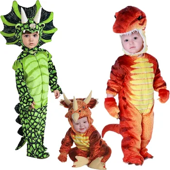 New Triceratops Costume Boys Kids Little T-Rex Costume Cosplay Dinosaur Jumpsuit Halloween Cosplay Christmas costumes for kids
New Triceratops Costume Boys Kids Little T-Rex Costume Cosplay Dinosaur Jumpsuit Halloween Cosplay Christmas costumes for kids