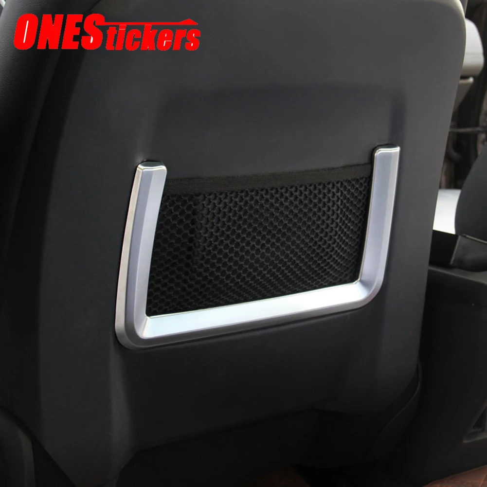 

For Land Rover Range Rover Evoque Sport L494 Discovery Sport Car Accessories Seat Back Net Pocket Trim Cover Decorative Frame