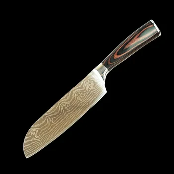 7 inch Japanese kitchen knife anti-sticking pattern small kitchen chef knife Sande knife knife imitation Damascus
7 inch Japanese kitchen knife anti-sticking pattern small kitchen chef knife Sande knife knife imitation Damascus