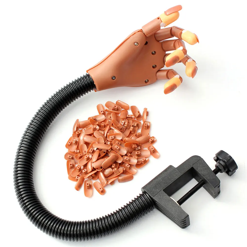 Adjustable Nail Art Hand Model False Nails Matched Practice Hand Clamp Holder With 100 Refill Nail Tips DIY Training Painting
Adjustable Nail Art Hand Model False Nails Matched Practice Hand Clamp Holder With 100 Refill Nail Tips DIY Training Painting