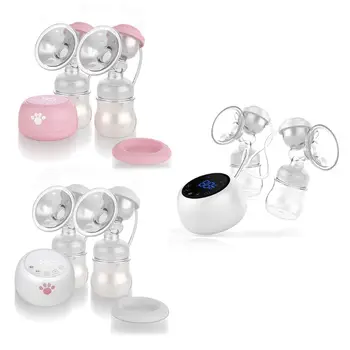 Electric Double Breast Pump with 2 Milk Bottles Milk Extractor Breast Massager H55B
Electric Double Breast Pump with 2 Milk Bottles Milk Extractor Breast Massager H55B