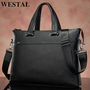 WESTAL men's shouler bag men leather latop bag men's briefcase handbag crssbody office bag for men business document bag 8680
WESTAL men's shouler bag men leather latop bag men's briefcase handbag crssbody office bag for men business document bag 8680