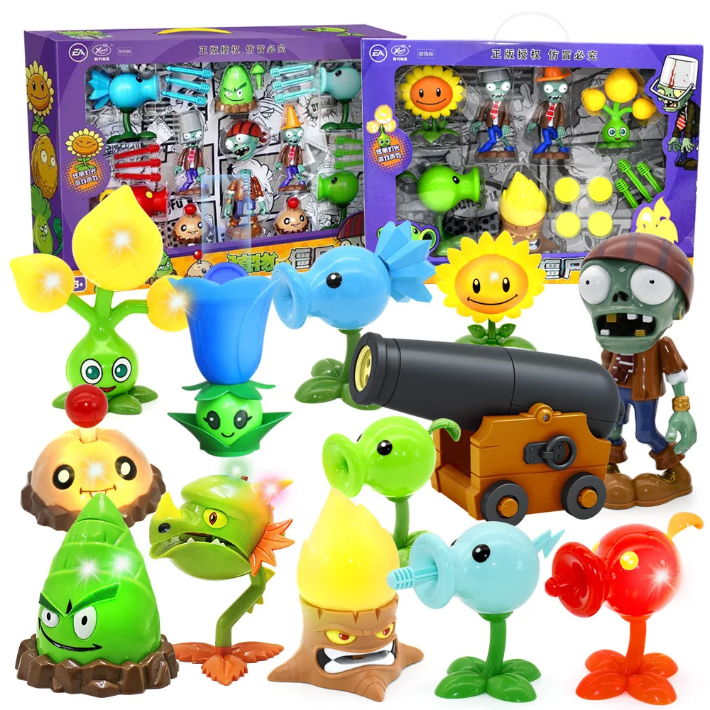 Plants vs. Zombies Led Action Figure Shooting Model Pea shooter Plants Around the game Christmas birthday gifts for kids
Plants vs. Zombies Led Action Figure Shooting Model Pea shooter Plants Around the game Christmas birthday gifts for kids