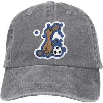 Men&Women Adjustable Cotton Denim Baseball Cap Cute Platypus Playing Football Plain Cap
Men&Women Adjustable Cotton Denim Baseball Cap Cute Platypus Playing Football Plain Cap