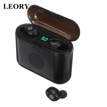 LEORY TWS Wireless bluetooth 5.0 Earphone Mini Speaker CVC Denoise HiFi Heavy Bass Stereo Earbuds Waterproof Sport Headset
LEORY TWS Wireless bluetooth 5.0 Earphone Mini Speaker CVC Denoise HiFi Heavy Bass Stereo Earbuds Waterproof Sport Headset