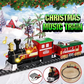 Rail Car Train Children's Electric Toy Railway Train Track Toys Stitching Train Track With Light And Music Effect
Rail Car Train Children's Electric Toy Railway Train Track Toys Stitching Train Track With Light And Music Effect