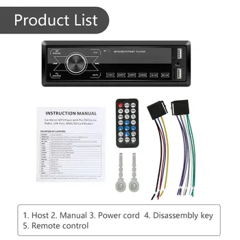 New Product MP110 Touch Screen Dual USB Car Bluetooth MP3 Player Colorful Lights Card U Disk Radio All-In-One Machine
New Product MP110 Touch Screen Dual USB Car Bluetooth MP3 Player Colorful Lights Card U Disk Radio All-In-One Machine