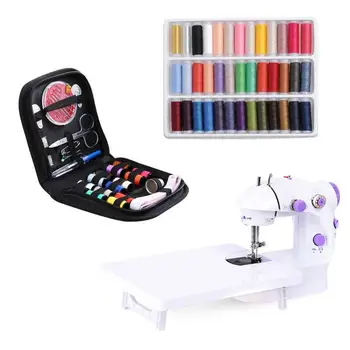 Mini Sewing Machines Dual Speed Double Thread Multifunction Electric Automatic Tread Rewind Sewing Machine With Sewing Kits
Mini Sewing Machines Dual Speed Double Thread Multifunction Electric Automatic Tread Rewind Sewing Machine With Sewing Kits