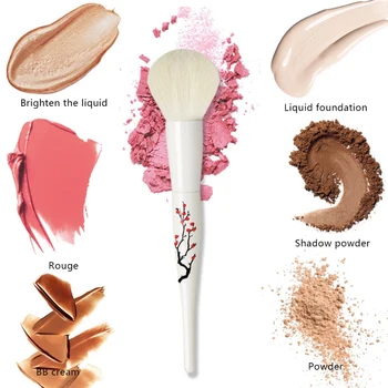 1PC Plum Patterned Blush Brush Soft Comfortable Easy To Use Foundation Loose Powder Brush Makeup Brush Tool
1PC Plum Patterned Blush Brush Soft Comfortable Easy To Use Foundation Loose Powder Brush Makeup Brush Tool