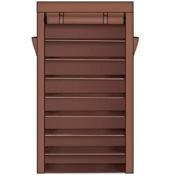 10-tier Shoe Rack 86x28x158 cm Spacious Shoes Organizer Versatile Storage Stand Dust proof Mocha Color Stylish Home Decoration
10-tier Shoe Rack 86x28x158 cm Spacious Shoes Organizer Versatile Storage Stand Dust proof Mocha Color Stylish Home Decoration