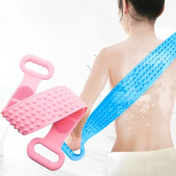 Magic Silicone Brushes Bath Towels Rubbing Back Mud Peeling Body Massage Shower Extended Scrubber Skin Clean Shower Brushes 
Magic Silicone Brushes Bath Towels Rubbing Back Mud Peeling Body Massage Shower Extended Scrubber Skin Clean Shower Brushes