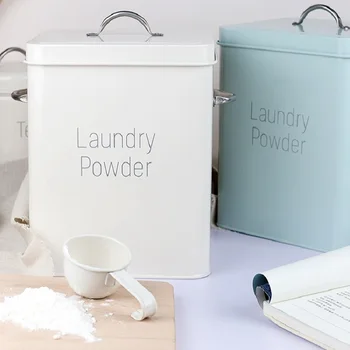 1Pcs Rice Storage Box Iron Debris Snacks Covered Washing Powder Bucket Washing Powder Box Powdered Rice Barrel Spoon Household
1Pcs Rice Storage Box Iron Debris Snacks Covered Washing Powder Bucket Washing Powder Box Powdered Rice Barrel Spoon Household