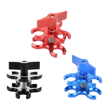 Upgrade Clamp 3-Hole Aluminum Triple Butterfly Clip Diving Light Arm Ball Head Mount Adapter For Action Camera Flashlight Tripod
Upgrade Clamp 3-Hole Aluminum Triple Butterfly Clip Diving Light Arm Ball Head Mount Adapter For Action Camera Flashlight Tripod