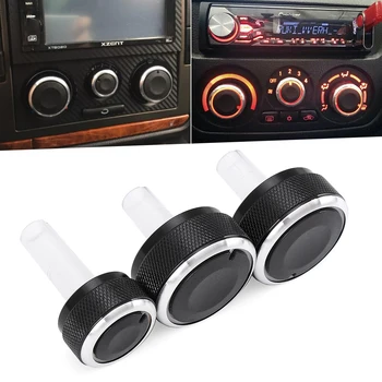 3pcs/set Air Conditioning Knob Aluminum Alloy AC Knob Heat Control Button For VW Passat B5 GOLF 4 Bora Accessories
3pcs/set Air Conditioning Knob Aluminum Alloy AC Knob Heat Control Button For VW Passat B5 GOLF 4 Bora Accessories