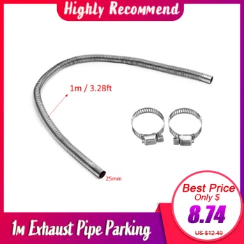 1m Air Parking Heater Stainless Steel Exhaust Pipe Round Tube Gas Vent for Air Diesels Parking Tank Car Heaters Parts
1m Air Parking Heater Stainless Steel Exhaust Pipe Round Tube Gas Vent for Air Diesels Parking Tank Car Heaters Parts