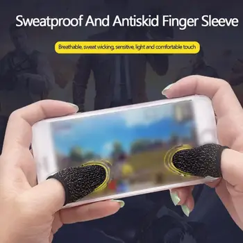 1Pair Finger Cots for PUBG Stall Sensitive Game Controller Sweatproof Breathable Screen Finger Sleeve for iPhone Samsung
1Pair Finger Cots for PUBG Stall Sensitive Game Controller Sweatproof Breathable Screen Finger Sleeve for iPhone Samsung