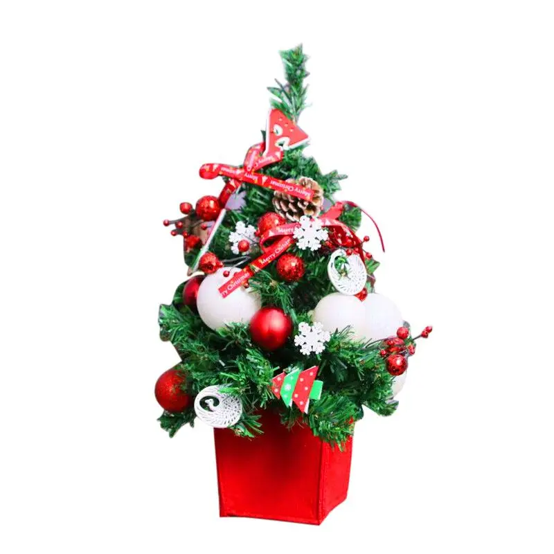 45CM Tall Tabletop Artificial Christmas Tree Ornaments Decorations For Home Office Shopping Mall Decor 2020 New Year
45CM Tall Tabletop Artificial Christmas Tree Ornaments Decorations For Home Office Shopping Mall Decor 2020 New Year