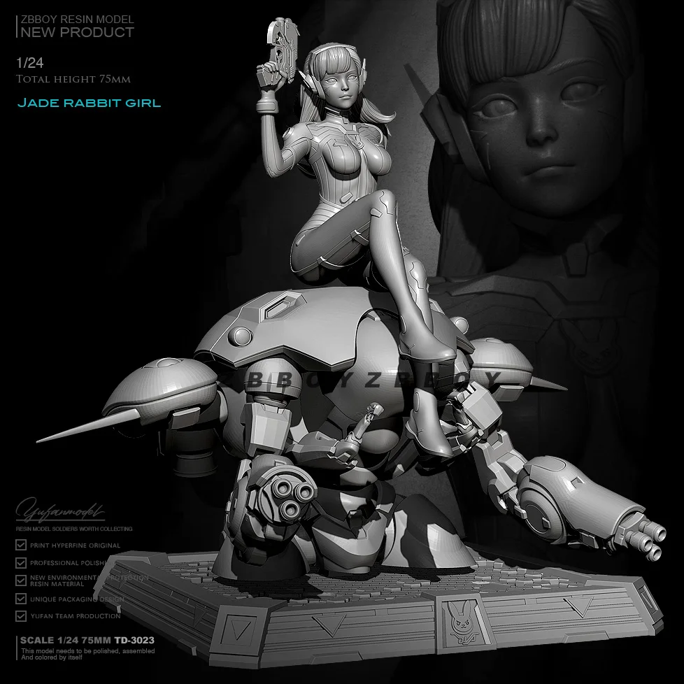 1/24 смоляные модели наборы кролик девочка самостоятельная сборка Статуэтка
1/24 смоляные модели наборы кролик девочка самостоятельная сборка Статуэтка