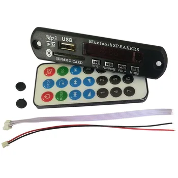 Wireless Bluetooth 12V MP3 WMA Decoder Board Audio Module USB SD Radio For Car accessories
Wireless Bluetooth 12V MP3 WMA Decoder Board Audio Module USB SD Radio For Car accessories
