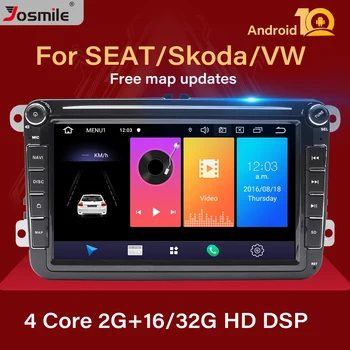2 Din Android 10 Car radio GPS Navigation For VW Passat B6 amarok volkswagen Skoda Octavia 2 superb Jetta T5 golf 5 6 Multimedia
