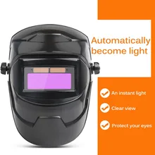Welding Masks Solar Automatic Protective Welding Hood Helmet Welder Mask Chameleon Glasses Safety Goggles Darkening Eyewear Tig
Welding Masks Solar Automatic Protective Welding Hood Helmet Welder Mask Chameleon Glasses Safety Goggles Darkening Eyewear Tig
