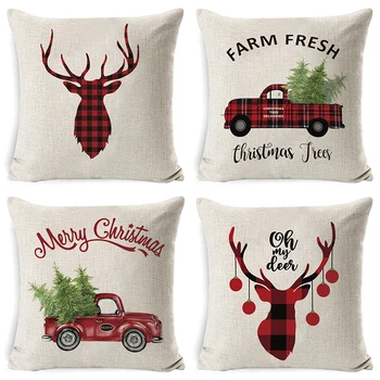 CANIRICA Christmas Pillow Cushion Cover 45x45cm Living Room Christmas Decorations For Home Housse De Cousin Decorative Pillows
CANIRICA Christmas Pillow Cushion Cover 45x45cm Living Room Christmas Decorations For Home Housse De Cousin Decorative Pillows