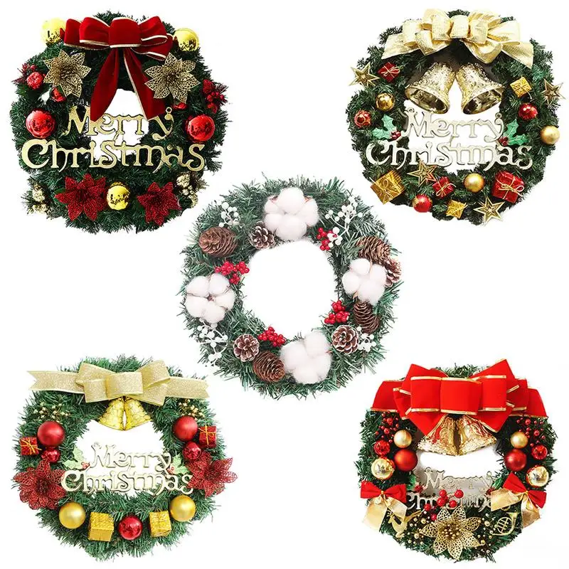 DIY Christmas Wreath Artificial Plant Rattan Circle Wall Decorative Simulation Garland Led Light Fake Flower Door Hanging Wreath
DIY Christmas Wreath Artificial Plant Rattan Circle Wall Decorative Simulation Garland Led Light Fake Flower Door Hanging Wreath