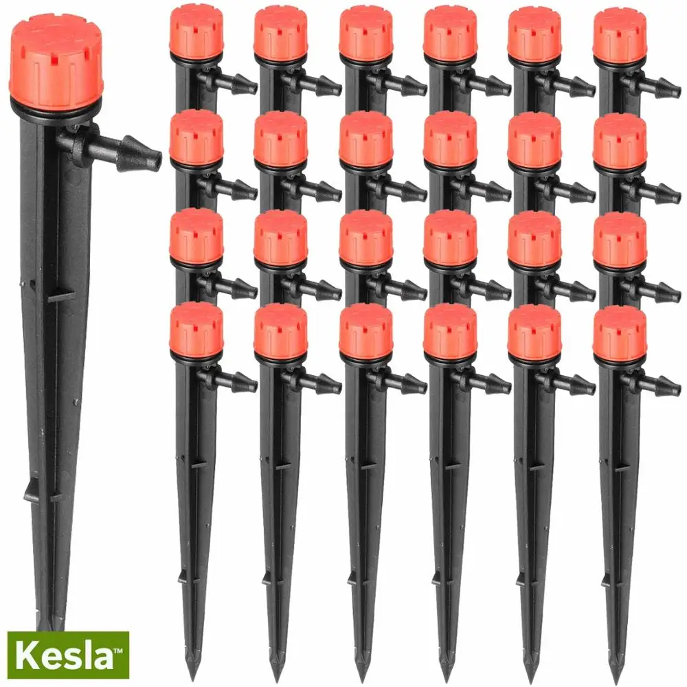 KESLA Garden Watering Drip Irrigation Adjustable Sprinkler 360 degree Dripper Inserting ground fit 4/7mm Hose Greenhouses Yard
KESLA Garden Watering Drip Irrigation Adjustable Sprinkler 360 degree Dripper Inserting ground fit 4/7mm Hose Greenhouses Yard
