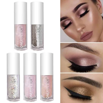 2020 5 Colors Makeup Eye Shadow 1pc Pearlescent Metals Glitter Liquid Eyeshadow Single Blend Sparkling Glittering Eyes Cosmetics
2020 5 Colors Makeup Eye Shadow 1pc Pearlescent Metals Glitter Liquid Eyeshadow Single Blend Sparkling Glittering Eyes Cosmetics