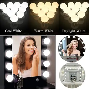 2/6/10/14pcs LED Hollywood Vanity Lights Beautiful Fill Light Unpolarized Toner USB Dimmable Makeup Mirror Light Bulb Kit
2/6/10/14pcs LED Hollywood Vanity Lights Beautiful Fill Light Unpolarized Toner USB Dimmable Makeup Mirror Light Bulb Kit