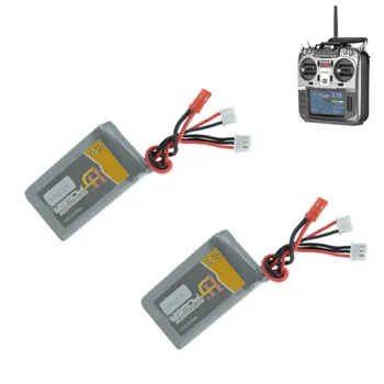 2PCS HJ Power 2S 7.4V 2000MAH 8C Lipo Battery for Jumper T16 Open Source Multi-protocol Radio Transmitter Remote Controller