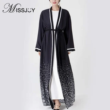 MISSJOY 2019 Fashion Islamic Clothing Elegant Cardigan Muslim Women Dress Black White Abaya Kimono Femme Middle Eastern Casual
MISSJOY 2019 Fashion Islamic Clothing Elegant Cardigan Muslim Women Dress Black White Abaya Kimono Femme Middle Eastern Casual