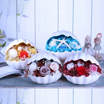 Lovers Rose Flower With Conch Shells Exquisite Durable Eternal Flower Box Preserved Flower Beautiful Valentine's Day Gifts
Lovers Rose Flower With Conch Shells Exquisite Durable Eternal Flower Box Preserved Flower Beautiful Valentine's Day Gifts