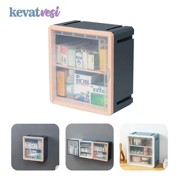 Wall-mounted Storage Box Container with 2 Removable Boards Desktop Cosmetics Organizer Case Makeup Storage Box Medical Kit
Wall-mounted Storage Box Container with 2 Removable Boards Desktop Cosmetics Organizer Case Makeup Storage Box Medical Kit