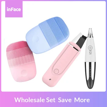 Original Inface Wholesale Bundle Skin Care Tools Smart Sonic Clean Electric Brush & Skin Scrubber & Blackhead Removal
Original Inface Wholesale Bundle Skin Care Tools Smart Sonic Clean Electric Brush & Skin Scrubber & Blackhead Removal