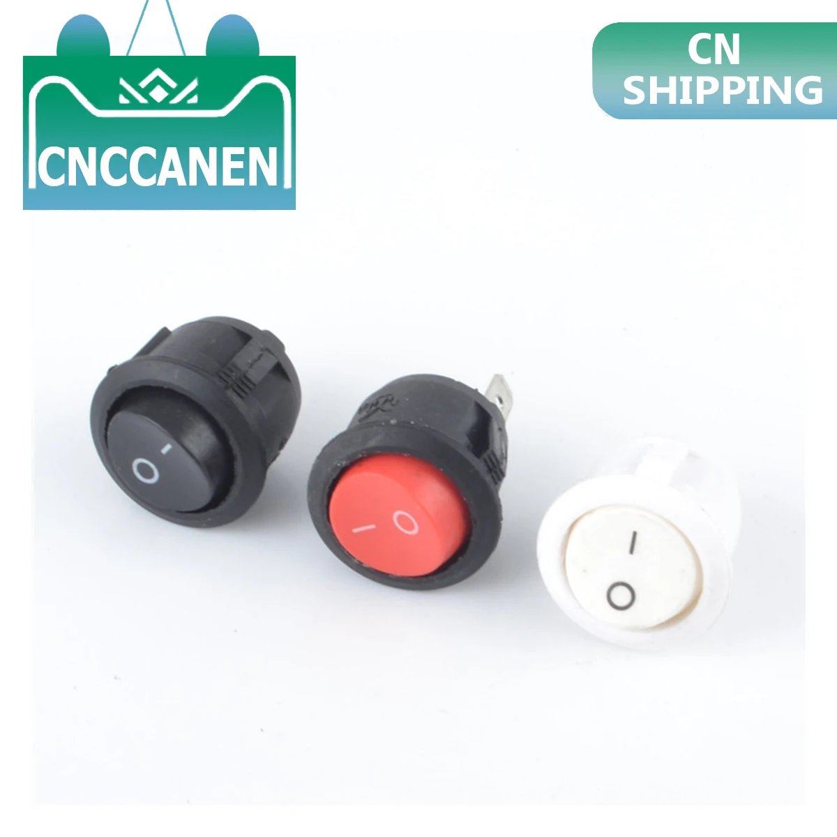 Red Black White 20mm Diameter ON/OFF Round Rocker Toggle Switch 6A/250VAC 10A 125VAC Plastic Push Button Switch
Red Black White 20mm Diameter ON/OFF Round Rocker Toggle Switch 6A/250VAC 10A 125VAC Plastic Push Button Switch